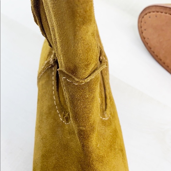 FRYE Cara Tall Pull On Oiled Suede Unlined Boot - Picture 15 of 15